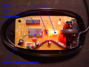 optical mouse components