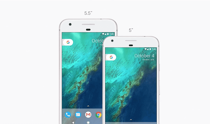 Google Pixel and Google Pixel XL Sizes: Phone By Google